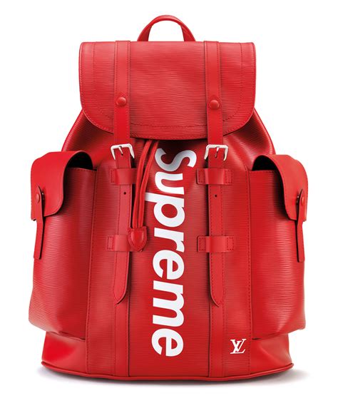 red supreme backpacks